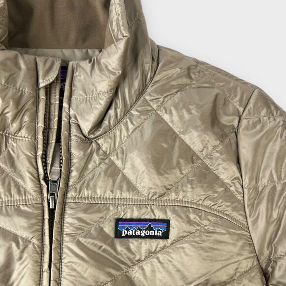 Patagonia Lightweight Radalie Bomber Jacket Style 20970 Furry Taupe Size Small - Picture 4 of 10